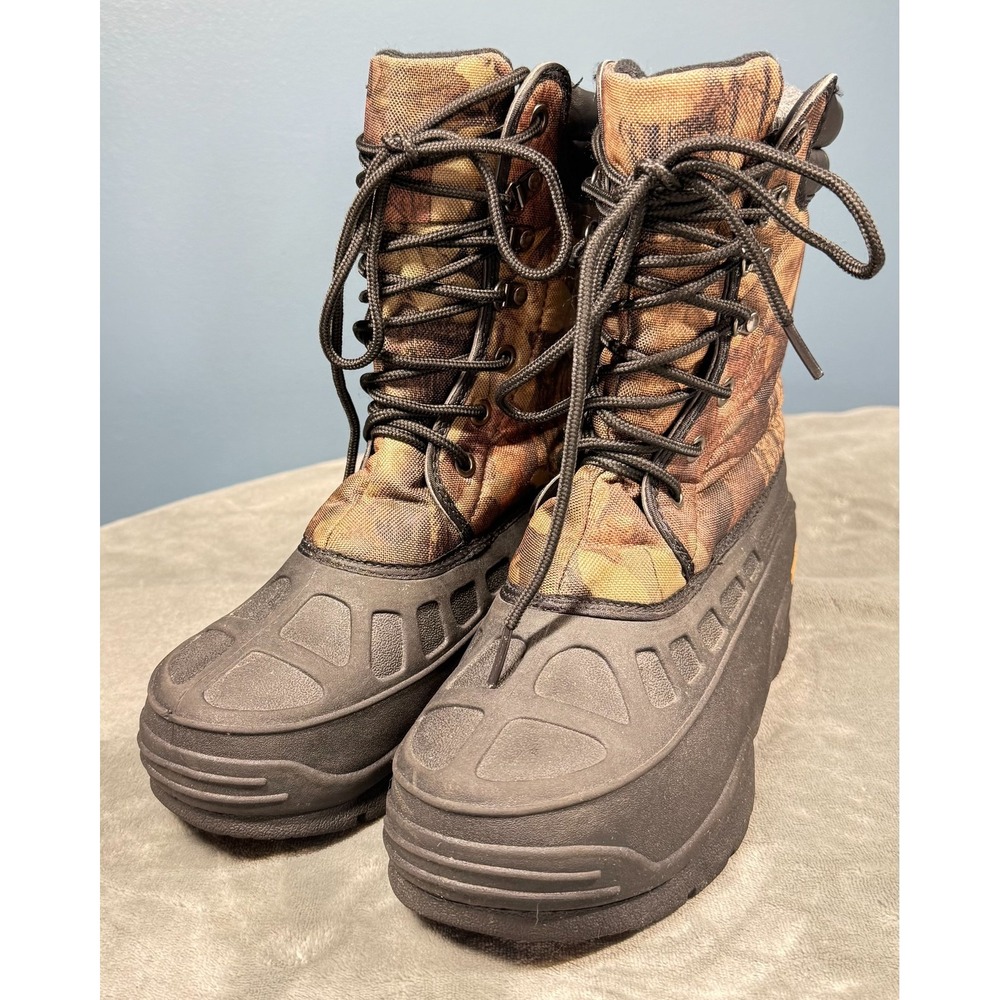 Ranger Duck Boots Mens 7 Camo Insulated Winter Snow Waterproof Laceup